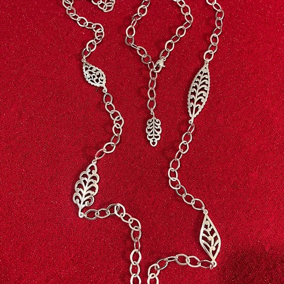Brighton Silver Leaf Necklace - Picture 1 of 12